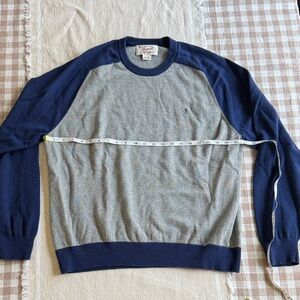 Original Penguin Blue and Gray Crewneck Sweater